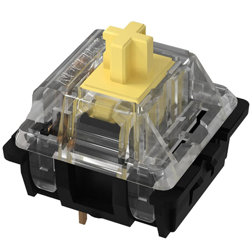 GATERON KS-8 Keyboard Switches, 5 Pin Through-hole LED Compatible for MX Mechanical Keyboard(35PCS) (Yellow)...