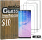BANDQ 3 Pack for Samsung Galaxy S10 Screen Protector?3+1 Pack? 1 Pack Camera Lens Protector, 9H Tempered Glass Screen Protector for Galaxy S10 Tem...