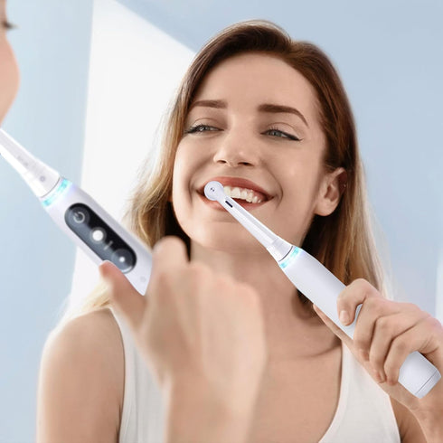 8Pack Toothbrush Replacement Heads Compatible with Oral b iO Series Electric ToothBrush,Replacement brush Heads for iO3/4/5/6/7/8/9/10,WhiteBlack...
