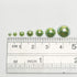 Chenkou Craft 3000PCS 1 Box Green Round Flatback Imitation Half Pearls Bead Loose Beads Gem (Green Half Ball)...