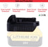 Battery Adapter Compatible with Milwaukee M18 18V Battery Tools, Compatible with Dewalt 20v Battery Convert to Replacement for Milwaukee M18 18V B...
