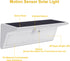 Solar Lights Outdoor, 800LM 3000mAh Solar Motion Sensor Lights, 4 Modes 46LED Solar Motion Lights Outdoor with IP65 Waterproof for Garden Deck Gar...