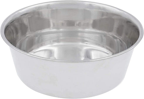 Fuzzy Puppy Food & Water Bowl for Cats & Dogs, Heavy-Duty Stainless Steel, Silver, 1 Quart...