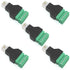 5Pcs RJ11 Male to 6 Pins Screw Terminal Block Adapter for Cat3 Telephone Handset Cords Extender, RJ12 6P6C Modular Connector...