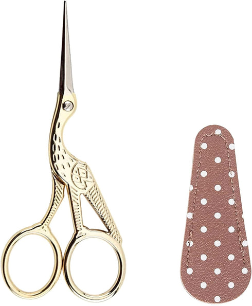 BIHRTC 4.5Inch Embroidery Scissors Sharp Tip Stainless Steel Little Scissors for Knitting Cross Stitch Cutting Embroidery Sewing Handcraft Craft A...