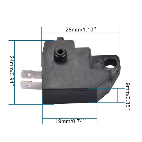 GOOFIT Scooter Right Brake Switch for 50cc 70cc 90cc 110cc 125cc 150cc 200cc 250cc ATV Dirt Bike Moped...