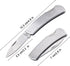 Kocpudu Paring Knife,all Steel Foldable Fruit Knife, All Steel Handle, Fruit Knife Small of Exquisite,small and Easy to Carry,suitable for Most Ty...