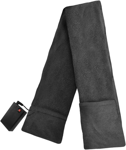 ActionHeat AA Battery Heated Scarf for Neck Heating, Polyester Fleece wrap with Pockets...