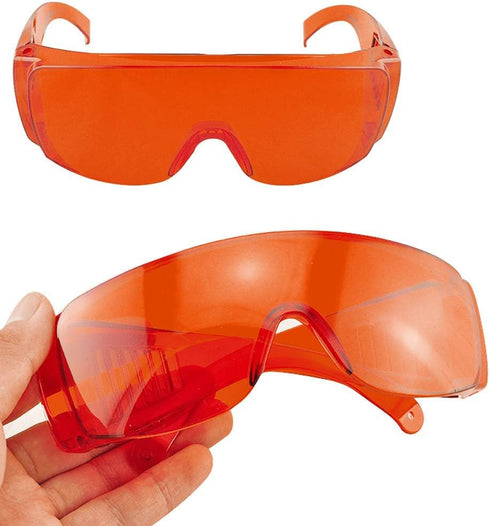 Dental Lab Safety Glasses Dental Eyewear for Teeth Whitening Light Anti-Fog Safety Goggles Eye Shield Safety Glasses LED Protective Goggle, Perfec...