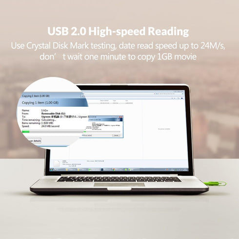 LEIZHAN Micro USB Flash Drive OTG Pen Drive 32GB Thumb Drive Gift Suitable for Samsung Galaxy S7,S7Edge,S6,S6 Edge (Green)...