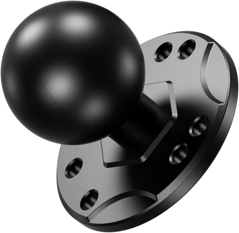 BRCOVAN 1.5'' Ball Mount Base with Aluminum Alloy AMPS Hole Round Plate & 1.5'' TPU Ball Adapter Compatible with RAM Mounts C Size 1.5 Inch Ball D...