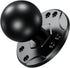 BRCOVAN 1.5'' Ball Mount Base with Aluminum Alloy AMPS Hole Round Plate & 1.5'' TPU Ball Adapter Compatible with RAM Mounts C Size 1.5 Inch Ball D...