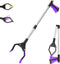 32 inch GrabRunner Folding Reacher Grabber Tool with Magnet(Purple)...