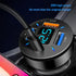 4 Ports USB Car Charger Adapter, Auto Portable PD 3.1/QC 3.0 Fast Charge Cigarette Lighter with Flush Fit Charging Plug, Compatible with iPhone 14...