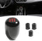 1 PC Automotive Gear Shift Knob, Car Five-Speed Gearbox Shift Head with Adapter, Modification Replacement Accessories, for Most Manual Transmissio...