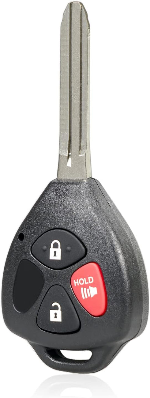 Keyless Entry Remote Replacement Key Fob Fit for Toyota Rav4 2006-2010/Scion XB 2008-2013 Vehicles That Use HYQ12BBY with 4D67 Chip (2 Pack)...
