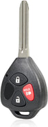 Keyless Entry Remote Replacement Key Fob Fit for Toyota Rav4 2006-2010/Scion XB 2008-2013 Vehicles That Use HYQ12BBY with 4D67 Chip (2 Pack)...