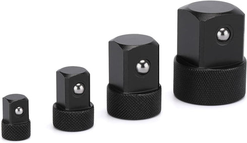 CASOMAN 4PCS Low Profile Impact Socket Adapter Set, CR-MO, 1/4"F to 3/8"M, 3/8"F to 1/2"M, 1/2"F to 3/4"M, 3/4"F to 1"M, Designed for impact use...