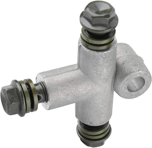 Qiilu ATV 10mm Hydraulic 3 Way Brake Oil Hose Adaptor Pipe Coupling Tee for Motorcycle Motorbike...