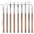 9pcs Nail Art Brush Set Nail Dotting Tools Nail Art Design Brushes Gel Polish Nail Polish Brushes 3D Nail Art Decorations Brush Nail Art Drawing P...