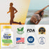 Fucoidan Supplement 65mg 60 Capsules, Brown Seaweed Extract Acts as Antioxidant for Gut Health, Cardiovascular Health and Immune Support, Made in ...