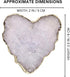 Grips by CRYSTALFY Crystal Phone Grip & Phone Stand Authentic Natural Heart Shaped Clear Quartz Druzy Swappable Top, Expandable Collapsible Holder...