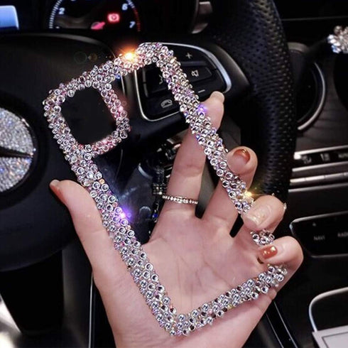 Bonitec Compatible with iPhone 13 Pro Max Case for Women Girls 3D Glitter Sparkle Bling Case Luxury Shiny Cute Crystal Charms Rhinestone Diamond B...