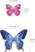 DECOWALL DS9-1302 30 Vibrant Butterflies Kids Wall Stickers Wall Decals Peel and Stick Removable Wall Stickers for Kids Nursery Bedroom Living Roo...