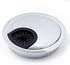 Jetland Desk Grommet for Wire Organizer - Bright Silver, 2-3/8" Hole, GBT60, 2-Pack...