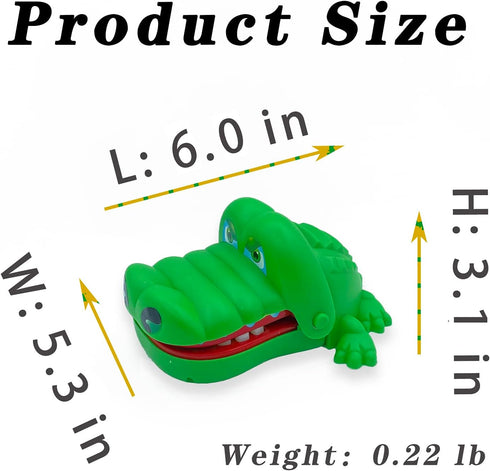 PJJ Alligator Dentist Game Crocodile Teeth Game Alligator Tooth Game Crocodile Game with Teeth Alligator Game Push Teeth Down (Crocodile)...