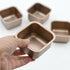 4 Pieces Mini Cake Moulds-Square Cake Baking Moulds-Baking Square Cake Moulds-Stainless Steel Mousse Cake Baking Moulds-For Baking Bread and Cooki...