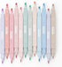 GOTIDEAL Aesthetic Cute Pastel Highlighters set, Dual tip 12 Pack No Bleed Bible Highlighters for office, School study accessory supplies...
