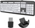 Large Print Keyboard, 104 Keys Wired USB High Contrast Keyboard with Oversized Print Letters for Visually Impaired Low Vision Individuals(Black)...