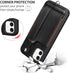 TOOVREN for iPhone 11 Wallet Lanyard Case Protective Cover with PU Leather Card Holder Adjustable Detachable Phone Lanyard Stand Strap for iPhone ...