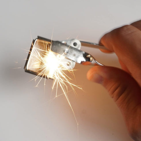 GUTIMORE Triple Flint Torch Striker, Spark Lighter,Flint Lighter 2pcs with 4 Replacement Long Lasting Flints, Welding and Cutting...