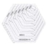 ERIOKK 5Pcs Creative Grids Quilting Templates Set,Drafting Triangles 45 60 Degree Rhombus Longarm Square Sewing Rulers Free Motion Fabric Ruler Ra...