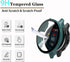 5-Pack Screen Protector with Tempered Glass Compatible with Garmin Venu 2 / Garmin vivoactive 4 Smartwatch, Hard PC Bumper Case Ultra-Thin Scratch...
