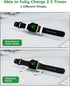 NEWQ Outdoor Power Bank for Apple Watch: Small Portable Magnetic Wireless Charger & Rechargeable 1800mAh Battery Powerbank for Charging iWatch Whe...