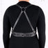 50.5IN Plus Size Belt Leather Harness Belt Adjustable Body Harness...