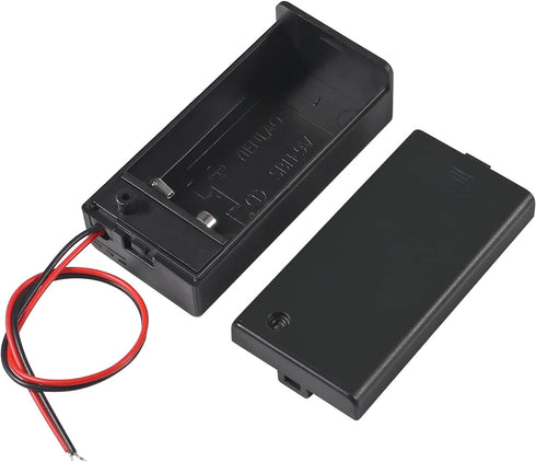 8pcs 9V Battery Holder 9V Battery Holder with Switch 9V Battery Case with Switch 9V Battery Case Holder with Cover Storage Case Holder...