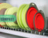 Ultimate Kitchen Strainers Set of 2 - Collapsible Silicone Colanders For Easy Storage by Comfify - Use with Pasta & Veggies or as a Fruit or Berry...