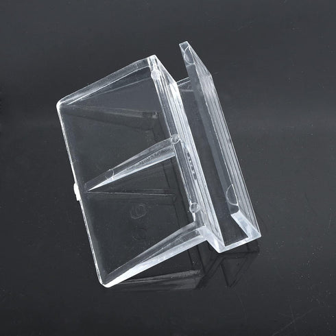 Saim Acrylic Aquarium Cover Clip,Clear Fish Tank Glass Cover Clip Support Holder,Universal Lid Clips for Rimless Aquariums (6mm) 8 PCS...