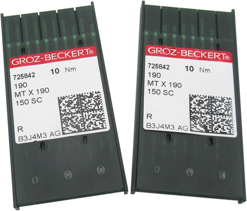 GROZ-BECKERT Needle in CKPSMS Clear Plastic Box-20PCS Groz-Beckert MTX190 Needles Compatible with PFAFF 145 190 545 595 1245 1545 (20PCS Groz-Beck...