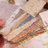 168 Sheets Small Textured Scrapbook Paper and 3D Embossed Collage Paper,6 Assorted Pack Deckled Edge Paper for Junk Journal Supplies, Mixed Media,...
