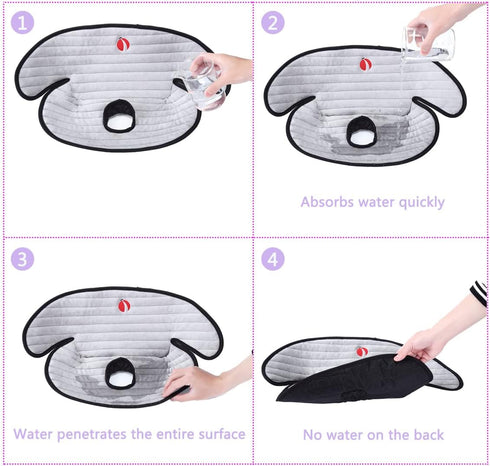 Baby Piddle Pad Car Seat Liner,Potty Training car seat Protector with Waterproof Liner for Child Safety Car Seat Stroller and Dinner Chair,Machine...