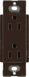Lutron CARS-15-TR-BR Duplex Receptacle, Brown...