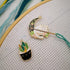 Lovely Moon Cat Needle Minder Magnetic for Cross Stitch, Flower Cat Needle Holder for Embroidery Needlework?Needlework and Embroidery Accessories?...