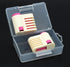 2PCS DIY Cake Slicer, Stratification Auxiliary, Bread Slice, Toast Cut, 5 Layers Leveler Slicer, Kitchen Fixator Tool (2, Rose Red)...