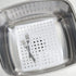 iDesign InterDesign Euro Kitchen Protector Regular, White, Sink Mat...