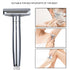 Double Blade Safety Razor Adjustable Razors Single Blade Razor includes 10 Razor Blades and 1Razor Stand Durable,Suitable for Both Men and Women (...